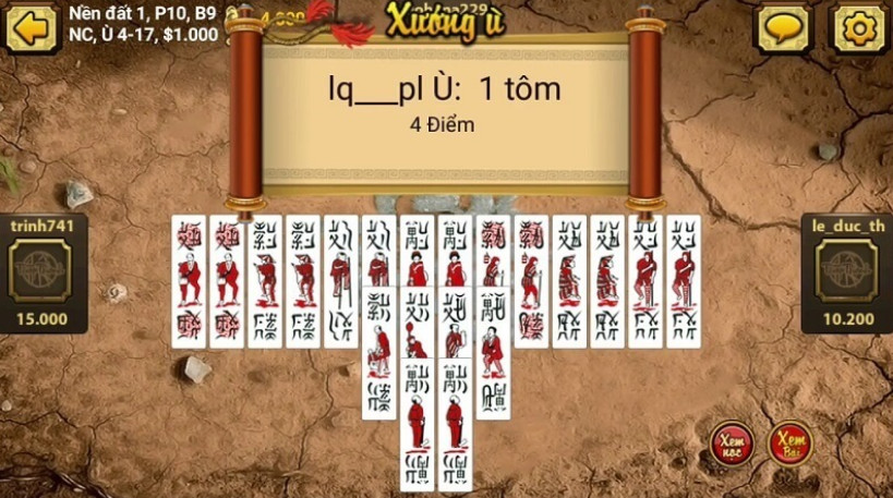 Nguyên tắc của trò chơi bài chắn 12Bet